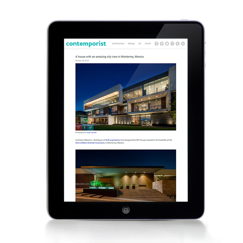 Contemporist, 2015 — coverage of GLR Arquitectos
