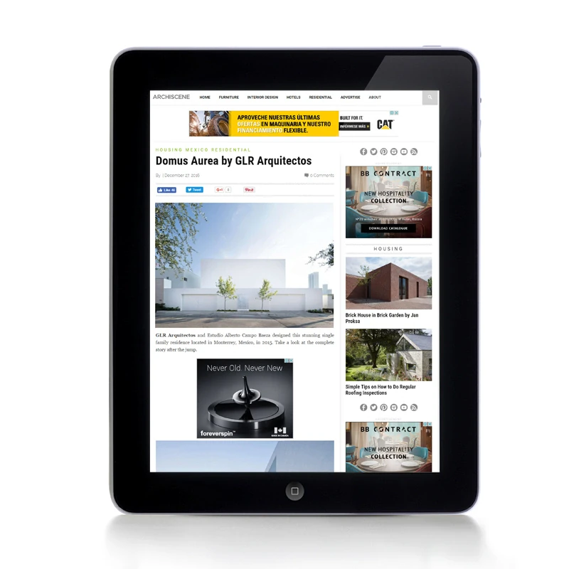 Archiscene, 2010 — coverage of GLR Arquitectos