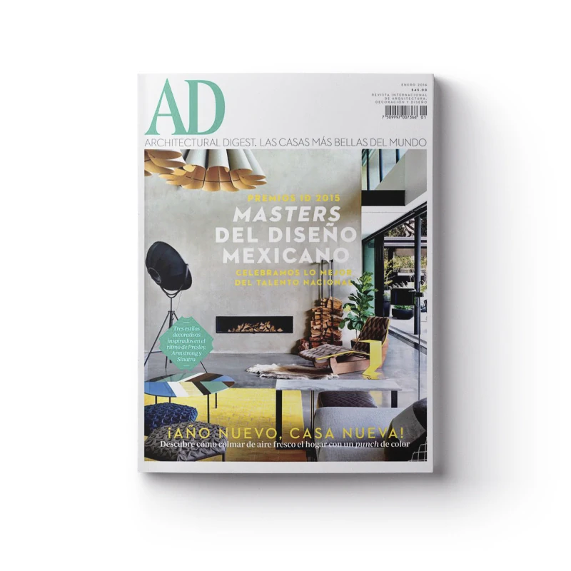 Architectural Digest México, 2016 — coverage of GLR Arquitectos