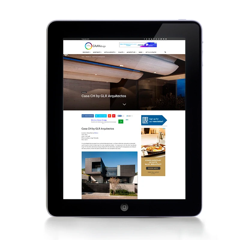 caandesign, 2015 — coverage of GLR Arquitectos