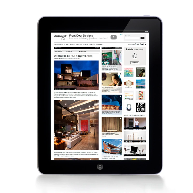 Design Milk, 2014 — coverage of GLR Arquitectos