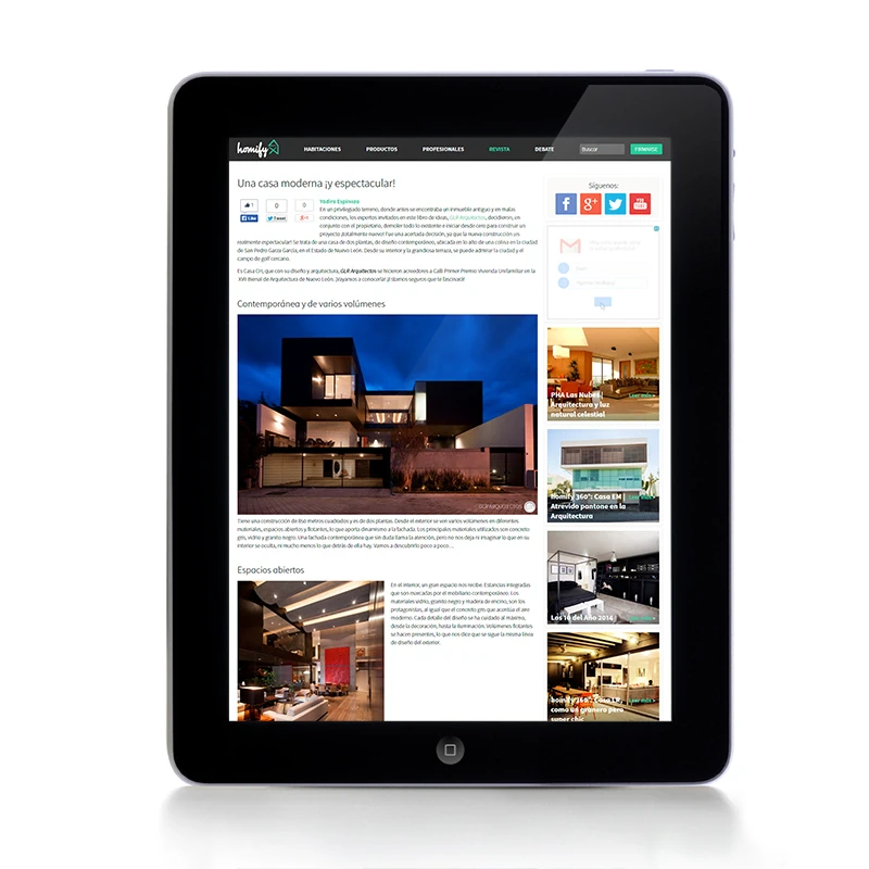 Homify,  — coverage of GLR Arquitectos