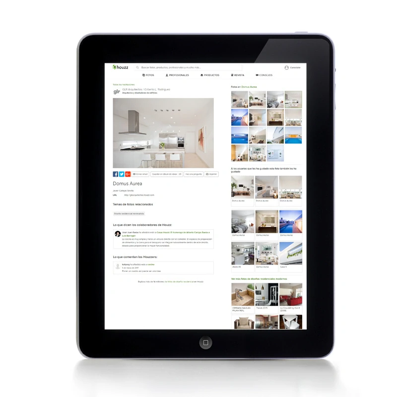 Houzz,  — coverage of GLR Arquitectos