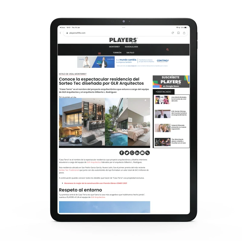 Players of Life, 2021 — coverage of GLR Arquitectos